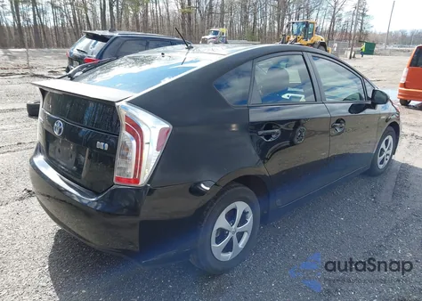 2013 Toyota Prius Two из США, поврежденный, VIN JTDKN3DUXD0347205